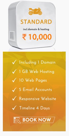 web design package standard in Bikaner