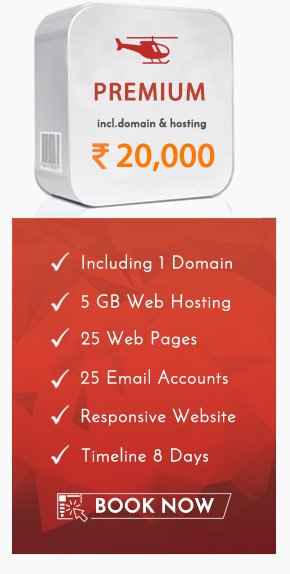 Web design package premium in Udaipur