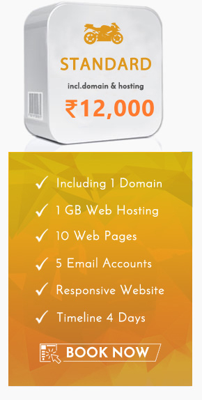 Web design package standard in Rishikesh